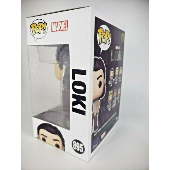 Funko 895 LOKI in Variant Jacket Marvel Studios Loki Disney+ New Unopened 2021 - Picture 7 of 11